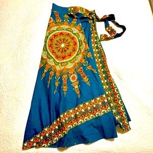 Boho wrap skirt NEW